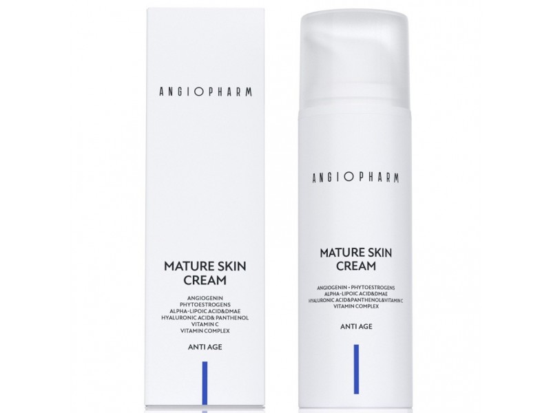 ANGIOPHARM mature skin cream Крем для зрелой кожи 50мл ANTI AGE