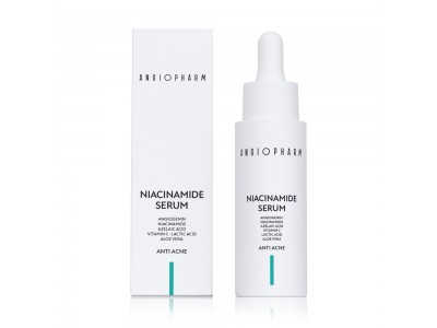 ANGIOPHARM Сыворотка для проблемной кожи с ниацинамидом 30мл ANTI ACNE, Россия