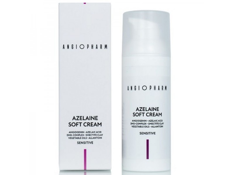Angiopharm  Azelaine Soft Cream Азелаиновый крем для чувствительной кожи  50 мл