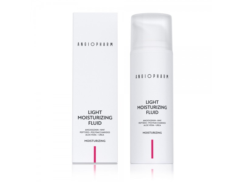 ANGIOPHARM Легкий увлажняющий флюид 50мл MOISTURIZING, Россия