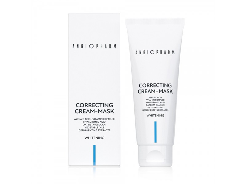 ANGIOPHARM Корректирующая крем-маска 75мл WHITENING, Россия