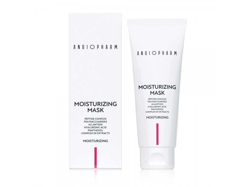 ANGIOPHARM Увлажняющая маска для лица 75мл MOISTURIZING, Россия