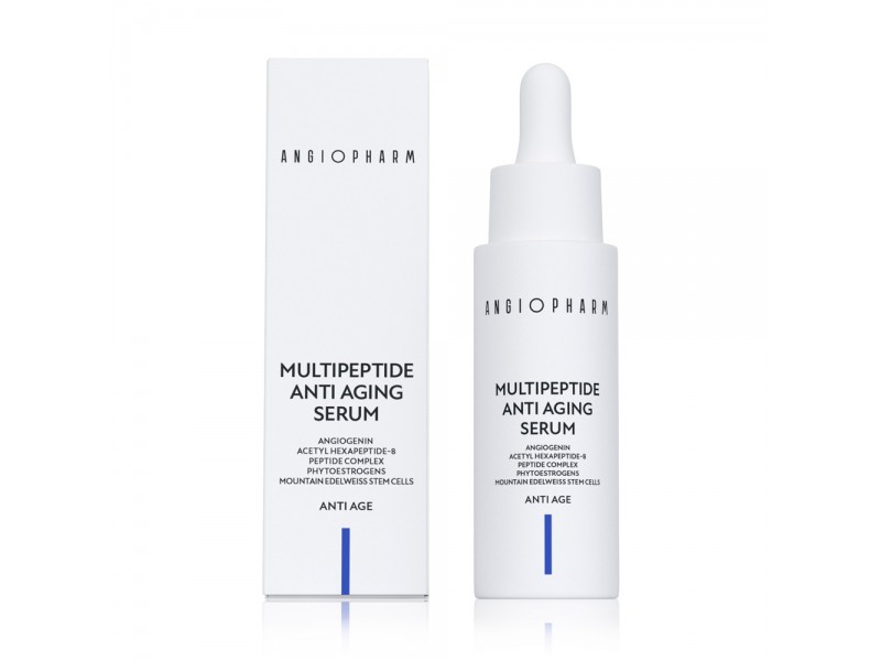 ANGIOPHARM Мультипептидная омолаживающая сыворотка 30мл ANTI AGE
