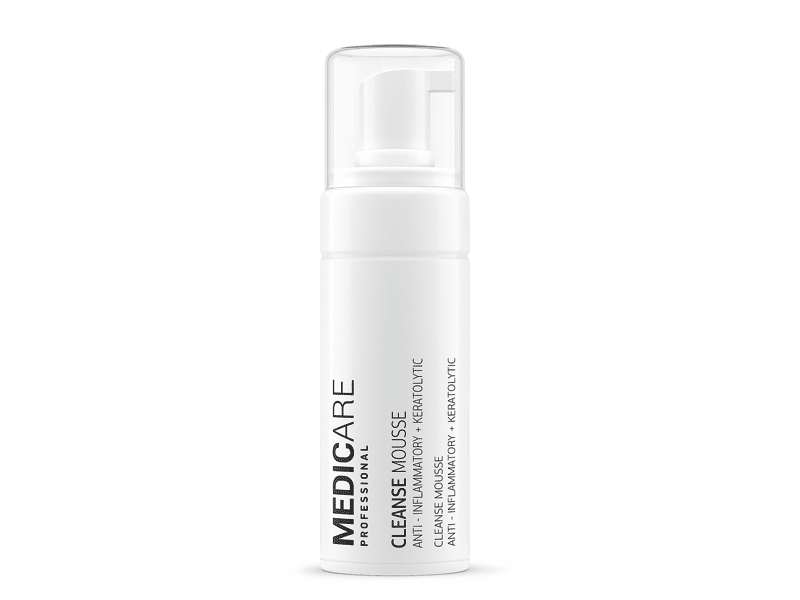 Medicare пенка антибактериальная очищающая Cleance Mousse Anti-Inflammatory + Keraotolytic Medicare, Германия 150 мл