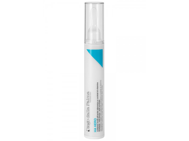 DIEGO DALLA PALMA Eye contour cream with hyaluronic acid and a cocktail of vitamins Увлажняющий крем для контура глаз против отеков, 15ml