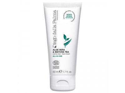 DIEGO DALLA PALMA Aloe Vera & Matcha Tea Face Cream All-In-One Мульти-активный крем с алоэ вера и матчей, 50мл