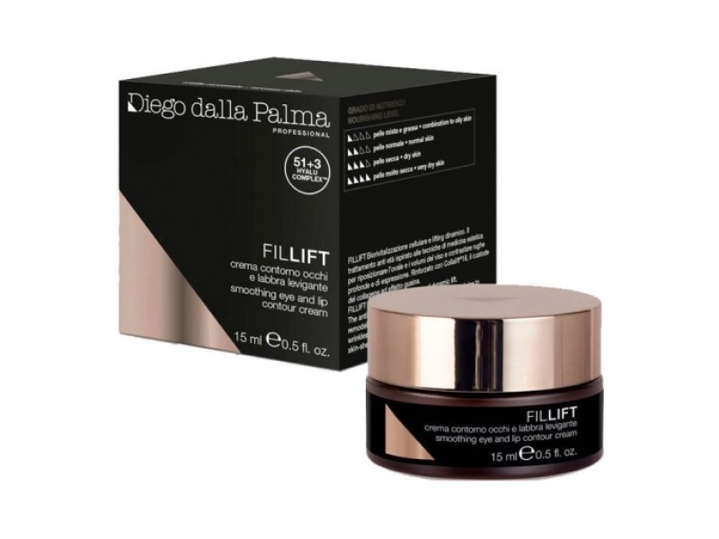 DIEGO DALLA PALMA FilLift Smoothing Eye And Lip Contour Cream Лифтинг-крем для контура глаз и губ,15 мл