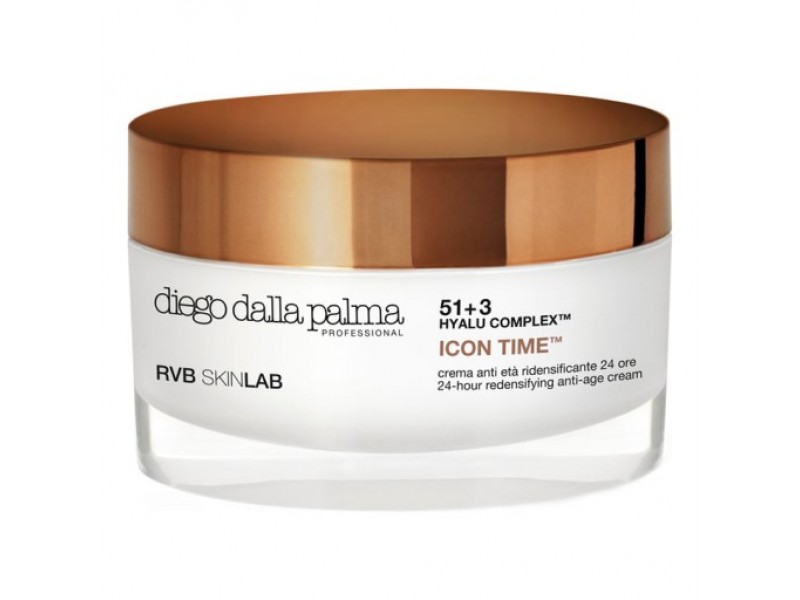 DIEGO DALLA PALMA Icon Time 24-Hour Redensifying Anti-Age Cream Омолаживающий крем с золотом, 50 мл