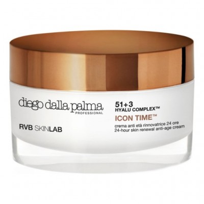 DIEGO DALLA PALMA Icon Time 24-Hour Skin Renewal Anti-Age Cream Омолаживающий крем против старения 24 часа с платиновыми пептидами, 50 мл
