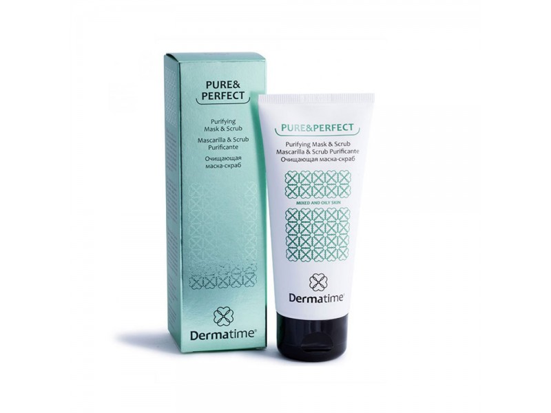 DERMATIME PURE&PERFECT PURIFYING MASK & SCRUB ОЧИЩАЮЩАЯ МАСКА-СКРАБ, 100 МЛ