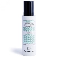 PURE&PERFECT Mattifying Tonic Pore Reducer - Матирующий тоник / сужает поры DERMATIME 200 мл