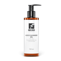 Gecko очищающий гель с кислотами Acid Cleanser 8%. Ph 3.6
