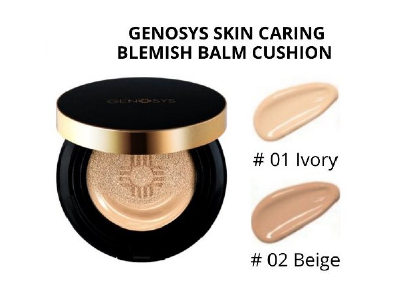 ВВ крем-кушон Genosys Skin Caring Blemish Balm Cushion BB кушон 2 по 15г