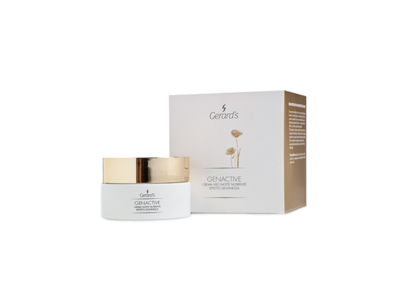 GENACTIVE NIGHT CREAM Набор ночной питательный крем с омолаживающим эффектом genactive ночь 50мл +  сыворотка с эластином 3мл +маска party mood маска-желе с лифтинг эффектом 15м