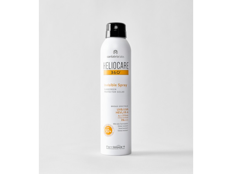 Heliocare Invisible Spray SPF 50+ — Невидимый солнцезащитный спрей для тела с SPF 50+, 200 мл