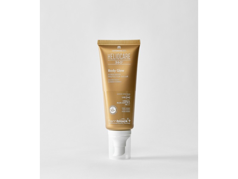 Heliocare 360° Body Glow SPF 50+ — Солнцезащитный крем для тела с эффектом сияния, SPF 50+, 100 мл