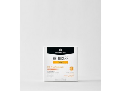 Cantabria Labs Heliocare Oil-Free Compact SPF 50+ (Beige) — Солнцезащитная крем-пудра компактная с SPF 50+, оттенок Beige, 10 г