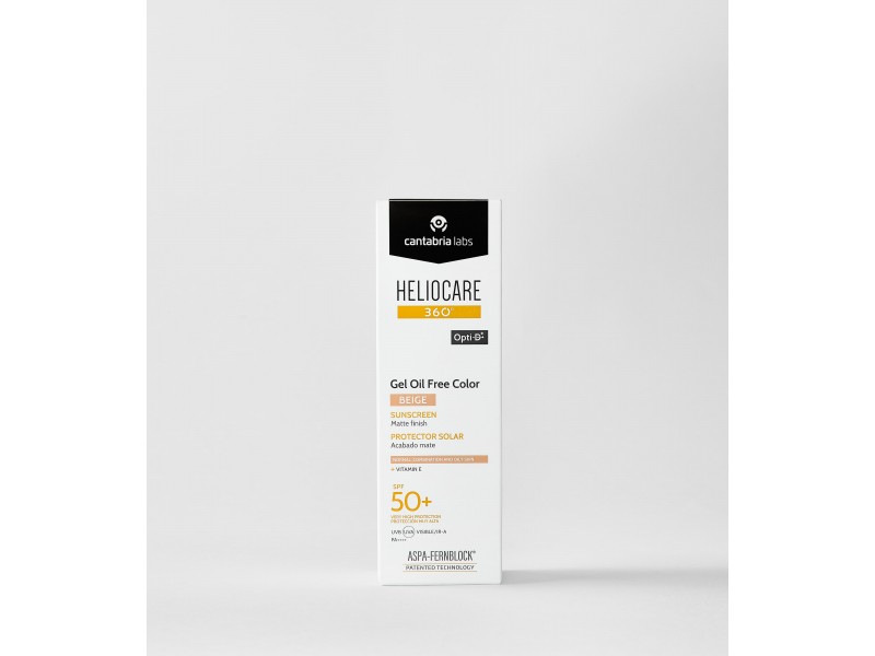 Cantabria Labs Heliocare Water Gel Beige SPF-50 — Солнцезащитный увлажняющий гель-флюид с SPF 50, оттенок Beige, 50 мл
