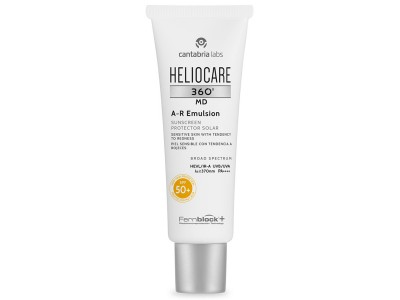 Heliocare 360° MD A-R Emulsion SPF 50+ — Фотоэмульсия для чувствительной кожи, склонной к покраснениям, 50 мл