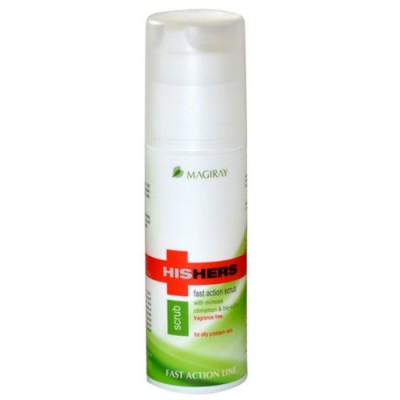 Magiray (HISHERS) FAST ACTION SCRUB 75ML/ Скраб для жирной кожи 75мл