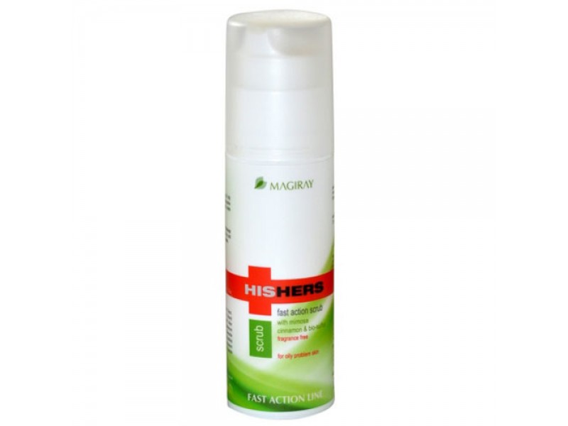 Magiray (HISHERS) FAST ACTION SCRUB 75ML/ Скраб для жирной кожи 75мл