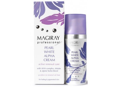 MAGIRAY Pearl White Alpha Cream Жемчужный альфа крем, 50 мл