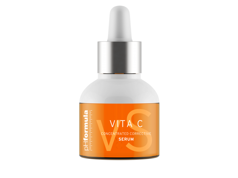 VITA C CONCENTRATED CORRECTIVE SERUM - Концентрированная корректирующая сыворотка с витамином С для здорового сияния кожи 30 мл Ph formula, Испания 