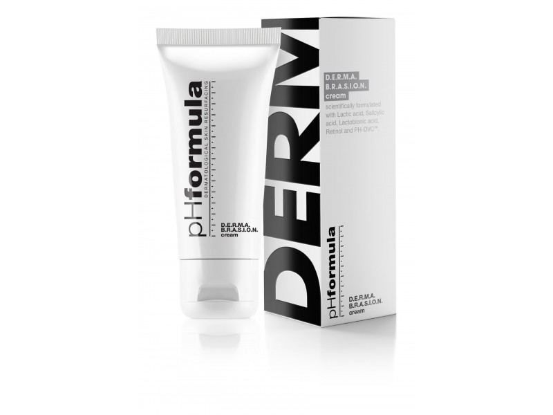 D.E.R.M.A.B.R.A.S.I.O.N. CREAM Отшелушивающий крем-пилинг для эффективного обновления кожи 50 мл Ph Formula, Испания 