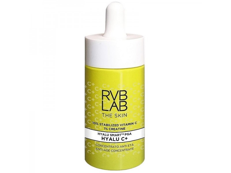 RVB LAB HYALU C+ ANTI-AGE CONCENTRATE — Антивозрастной интенсивный концентрат для лица с гиалуроновой кислотой и витамином С, 30 мл