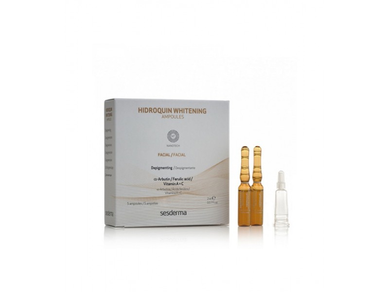 SESDERMA HIDROQUIN Депигментирующее средство в ампулах 5шт х 2мл, Испания