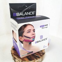 BBTape Face Tape Косметологический кинезио тейп для для моделирования овала лица, разглаживания возрастных и мимических морщин (5см*5м) бежевый. 